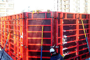 Аренда крупнощитовой опалубки